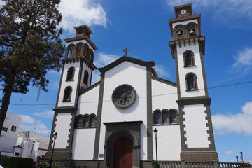 Kirche von Moya auf Gran Canaria - obrazy, fototapety, plakaty