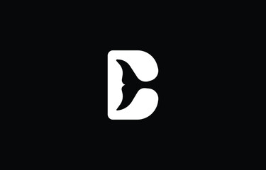 Fish Tail Letter B Modern and unique initials logo design