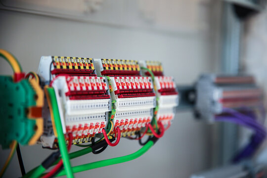 KNX-Mietbus. Geb&auml;udeautomation mit KNX. selektiver Fokus 
