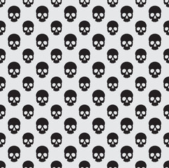 eps:seamless pattern with skulls 1