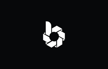 Letter B Financial Firm Modern and unique initials logo design