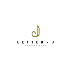 Letter j logo icon design template Premium Vector