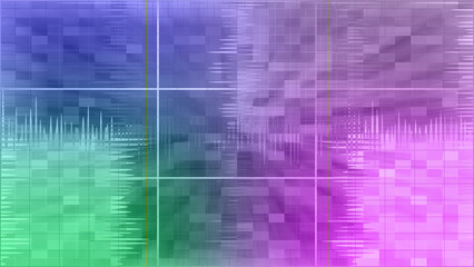 Abstract glitch art background image.