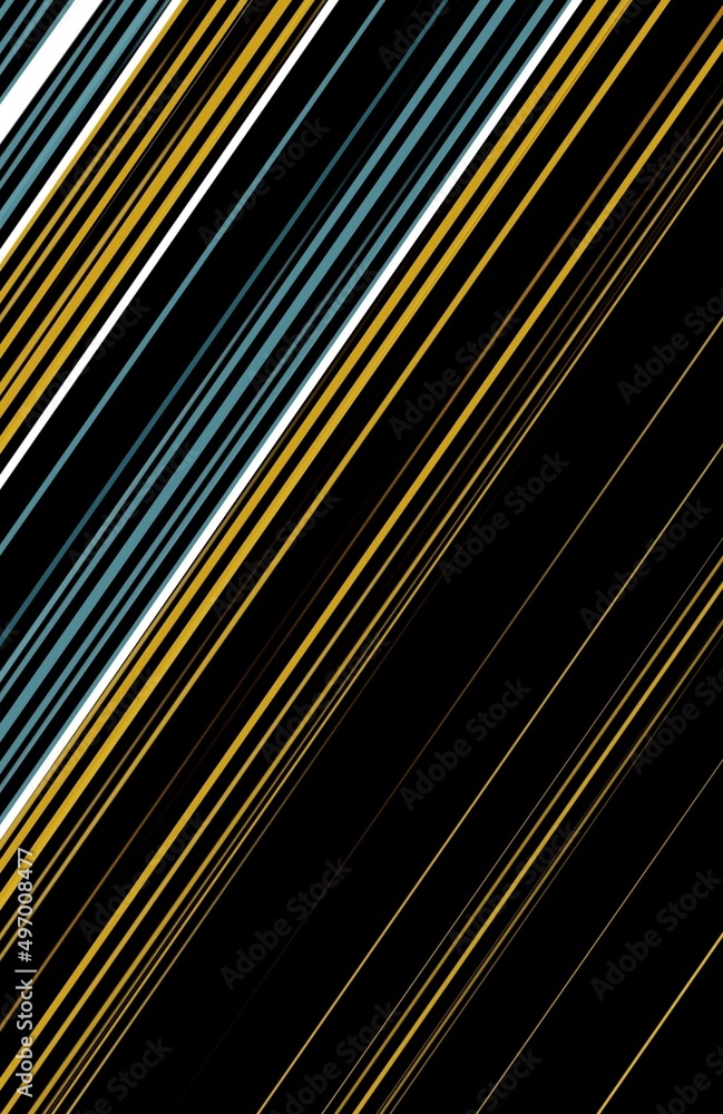 Aufkleber abstract turquoise and white trim pattern for gold and black minute squared tiles mosaic dice diagon