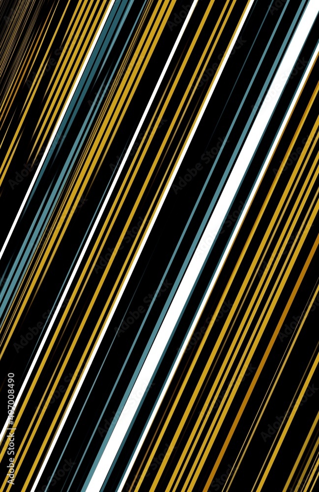 Aufkleber abstract turquoise and white trim pattern for gold and black minute squared tiles mosaic dice diagon