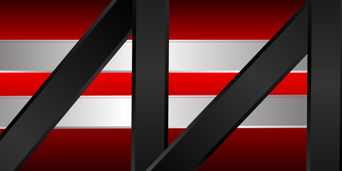 red, black and silver background