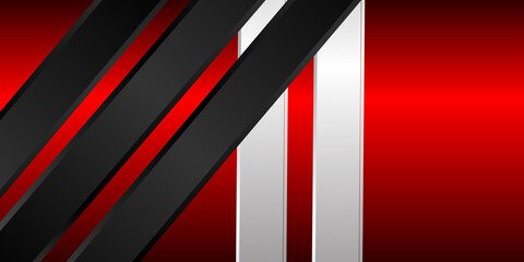 red, black and silver background