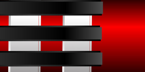 red, black and silver background