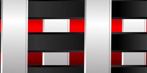 red, black and silver background