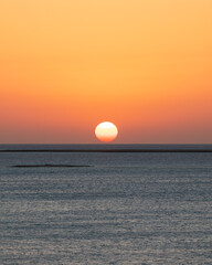 Obraz premium Amazing sea sunset in Egypt, Nature landscape background