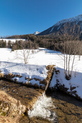 Bach im verschneiten Ruhpolding