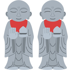 お地蔵様のイラスト