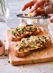 Mushrooms on Toast