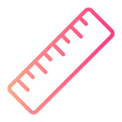 ruler gradient icon