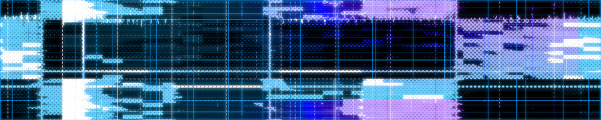 Abstract glitch art background image.