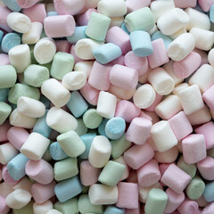 Chewy Rainbow Fruity Mini Marshmallows