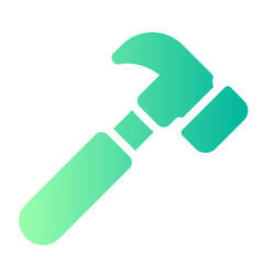 hammer gradient icon