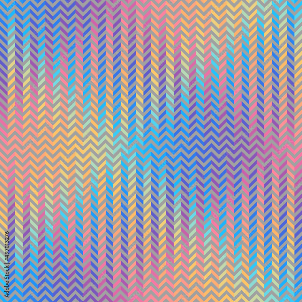 Poster Geometric abstract pattern in low poly style.