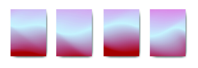 Fototapeta premium collection of colorful gradient background cover flyers are used for backgrounds, posters, banners,