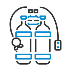 Obraz premium Icon Of Scuba