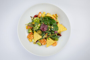 seafood dishes on a wooden table
