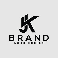 business logo design
concept creative logo Creative Initials Letters (jk)
