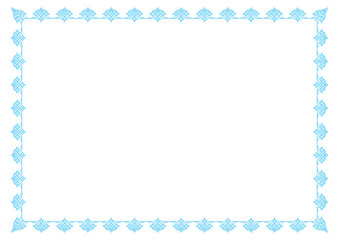 border line for book page certificate or document paper