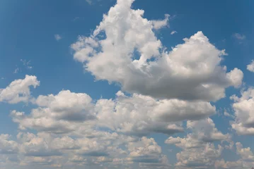 Fotobehang Cloudscape on blue sky background © BUDDEE