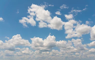 Fotobehang Cloudscape on blue sky background © BUDDEE
