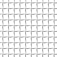 Seamless woven ball game net, goal net, tennis grid