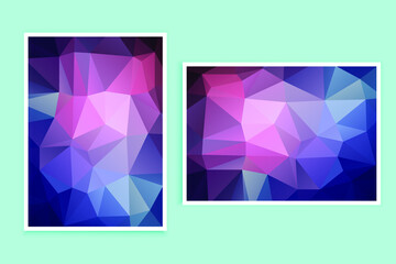 Polygonal Mosaic Background, Low Poly Style, Vector illustration, Business Design Templates	