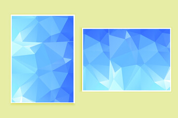 Polygonal Mosaic Background, Low Poly Style, Vector illustration, Business Design Templates	