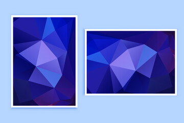 Polygonal Mosaic Background, Low Poly Style, Vector illustration, Business Design Templates	