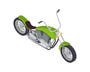 Motorbike Isometric Illustration