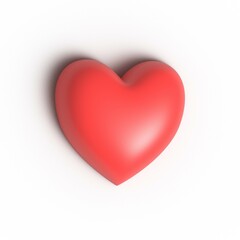 3d red heart