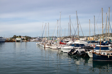 Fototapeta premium Boats in marina