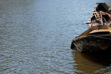 Obraz premium Boats on the water in Amsterdam