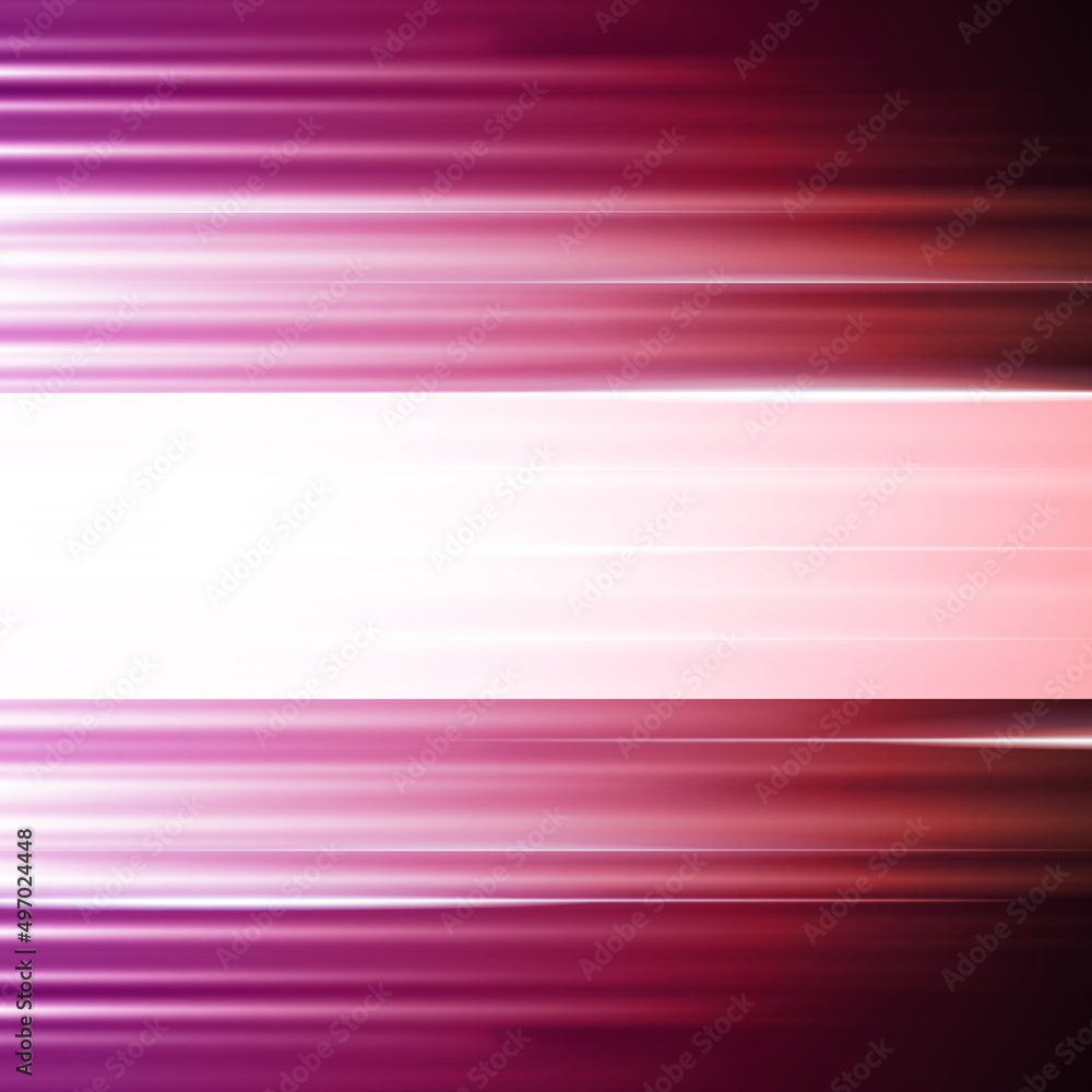 Wall mural pink horizontal liquid gradient line flow futuristic illuminated spotlights abstract background real