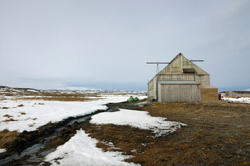 Winter landscape of the Westfjorden in Iceland