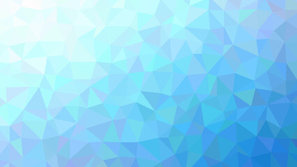 Blue abstract polygonal vector background.