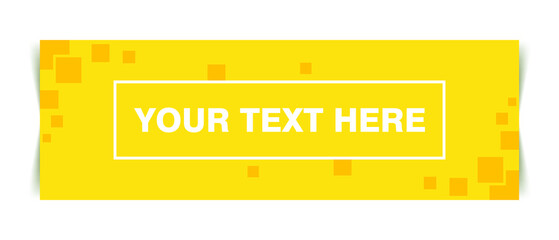 Banner Background Yellow Tech Simple Abstract Size 1000x3000 (5)