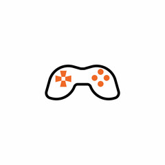 Joystick sign vector  icon. Video game symbol illustration