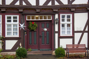 old house in Bad Sooden-Allendorf in the Werra Valley in Germany, Hessen