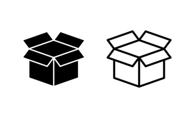 Box icon vector. box sign and symbol, parcel, package