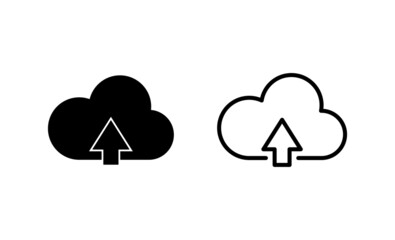 Cloud icon vector. cloud sign and symbol