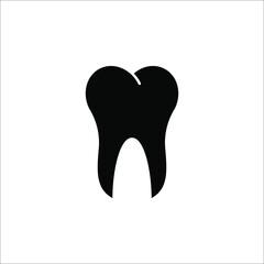 Tooth line icon vector. Medical Tooth symbol illustration
