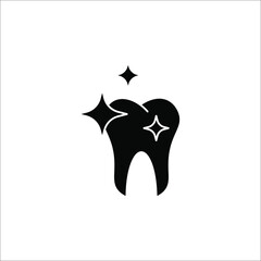 Tooth line icon vector. Medical Tooth symbol illustration