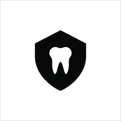 Tooth line icon vector. Medical Tooth symbol illustration