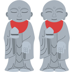 お地蔵様のイラスト
