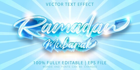 Ramadn Gold Editable Text Effect